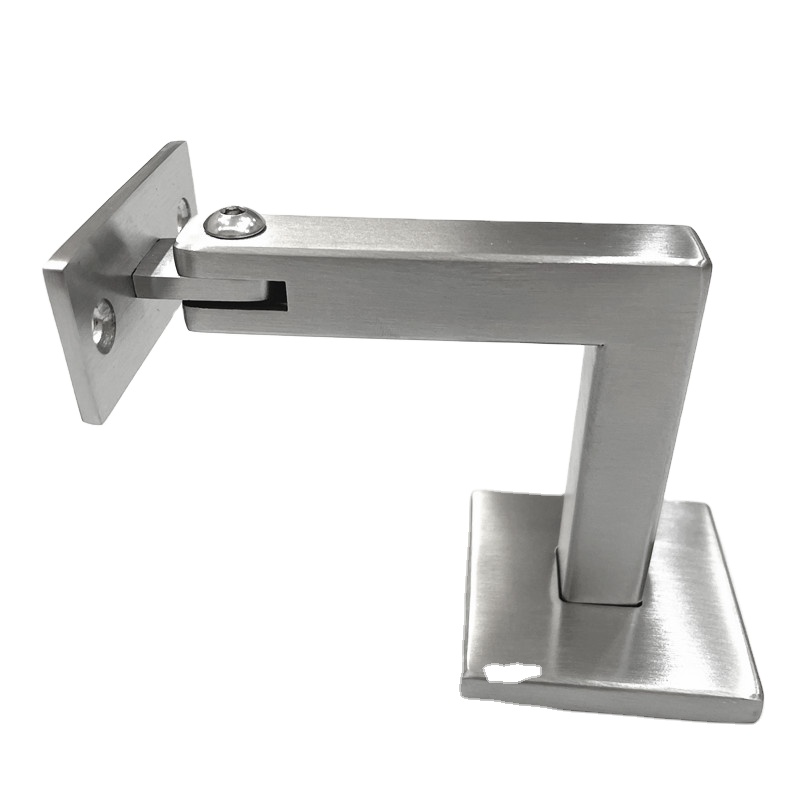 stainless steel square wall mount handrail bracket