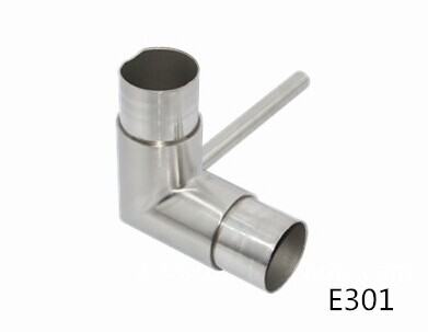 stainless steel tube connector for balcony and stair handrail, E301