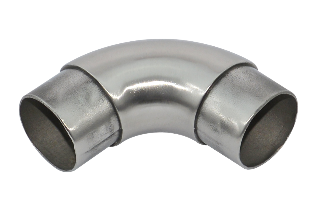 tubo de acero inoxidable accesorio barandilla codo