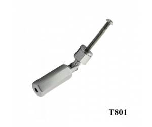 ajustador de fio de aço inoxidável para trilhos cabo de aço, T801