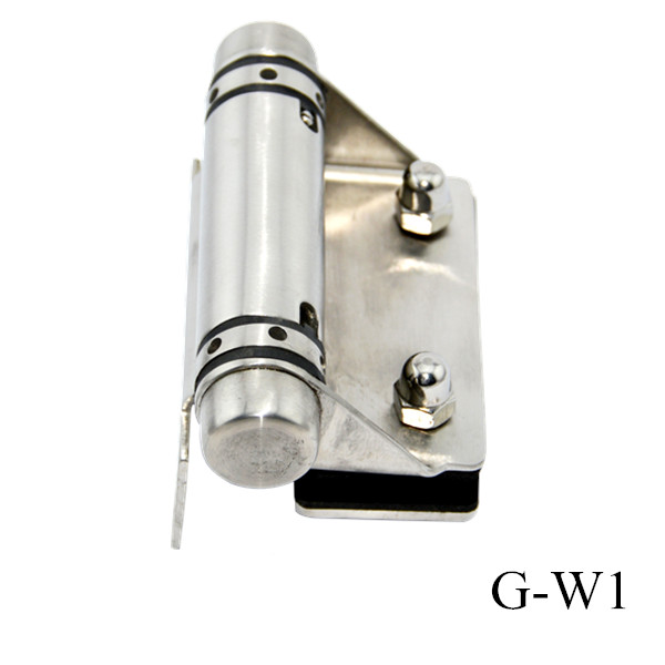 charnière de porte en verre de deux latérale réglable ronde pour porte en verre, G-P1