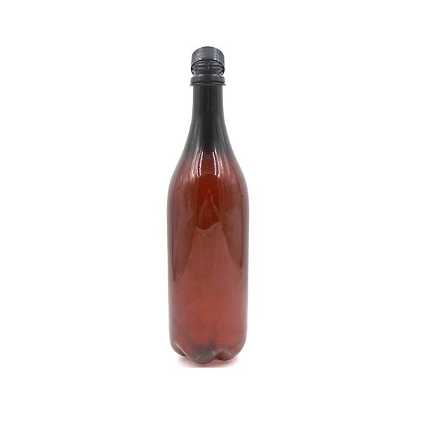 1 Liter Amber PET Plastic Bottle Of Beer