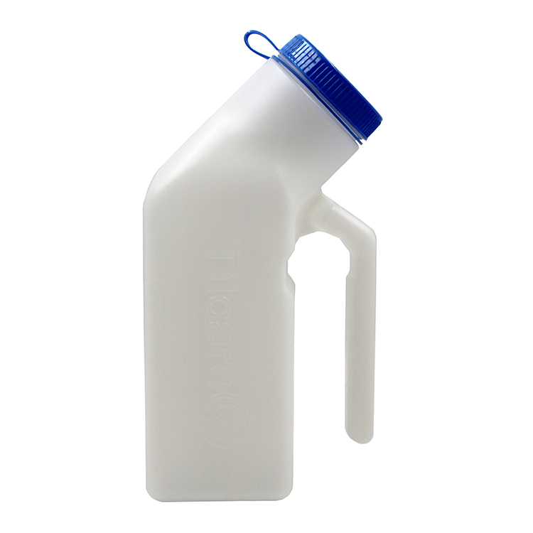 1L HDPE Plastic Urine Bottle With Lid