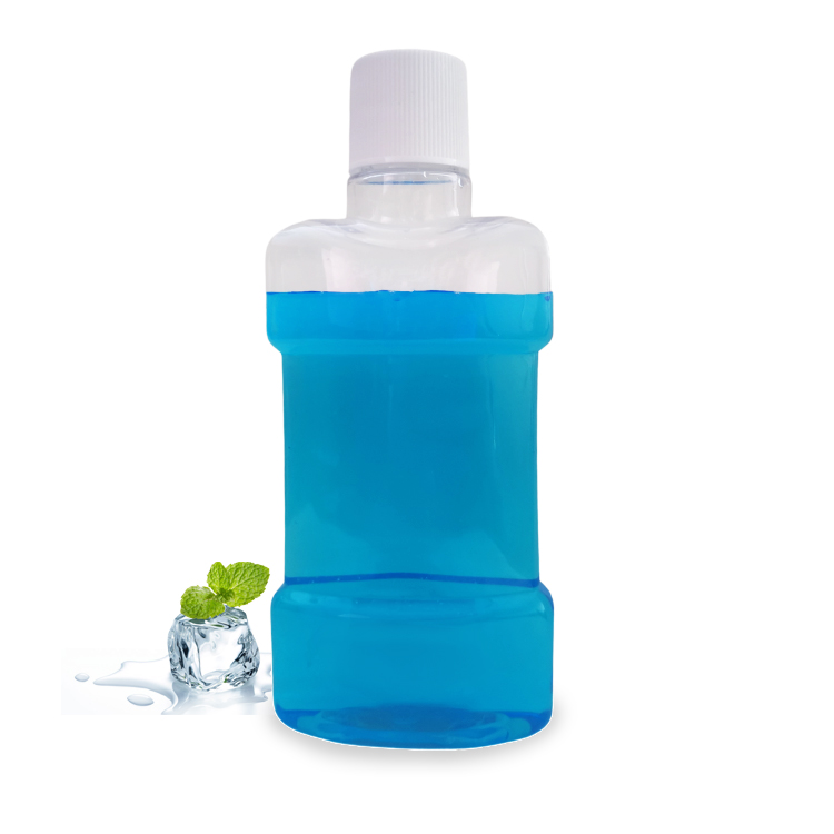 250 ml 500 ml Bouteille en plastique d'emballage de lavage de bouche