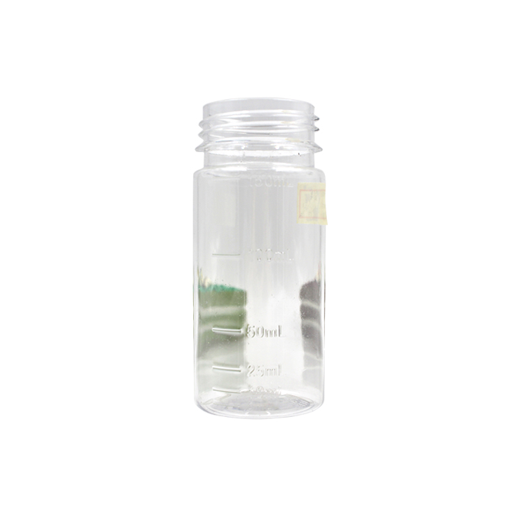 150ML Cylinder Round Plastic PET Bottle