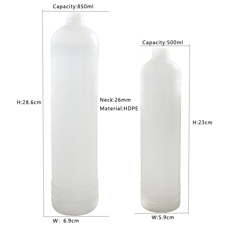 Dish Soap Bottle 500ml 850ml Plastic Squeeze Bottle