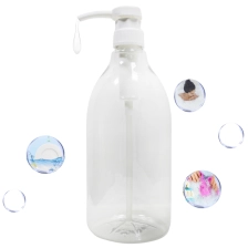 中国 Empty Large Laundry Detergent Soap Fabric Softener Dispenser Bottle Set 64 oz 2L Plastic Bottle With Pump 制造商