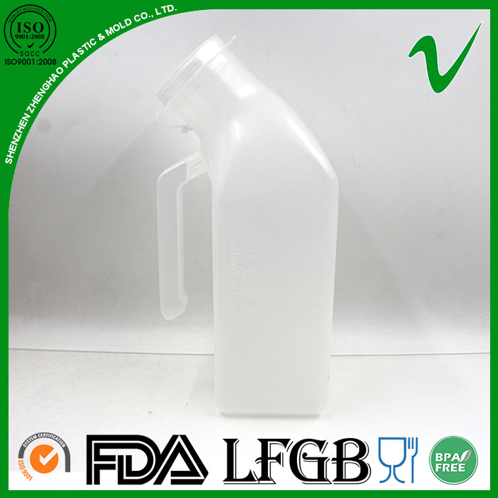 1L Medical Use Female Plastic Urinal