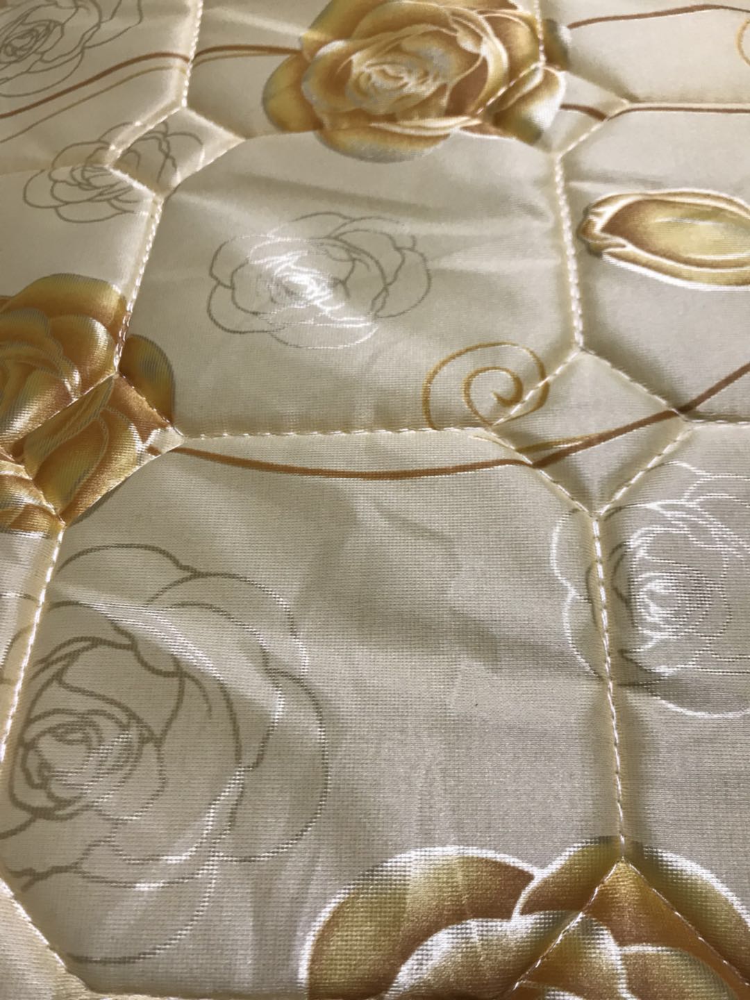 tessuto per materasso con stampa trapuntata