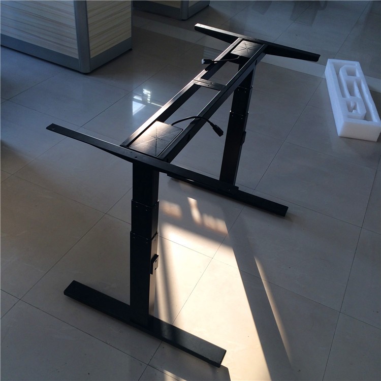 2 Legs electric height adjustable Furniture table factory supplier