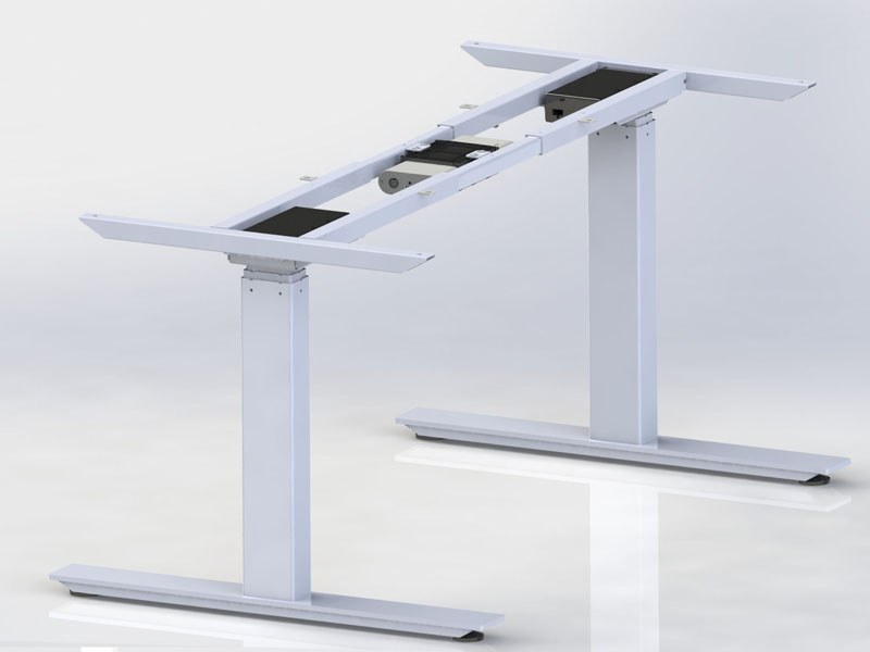 2 Motors Height Adjustable Office Table Height Adjustable Desk