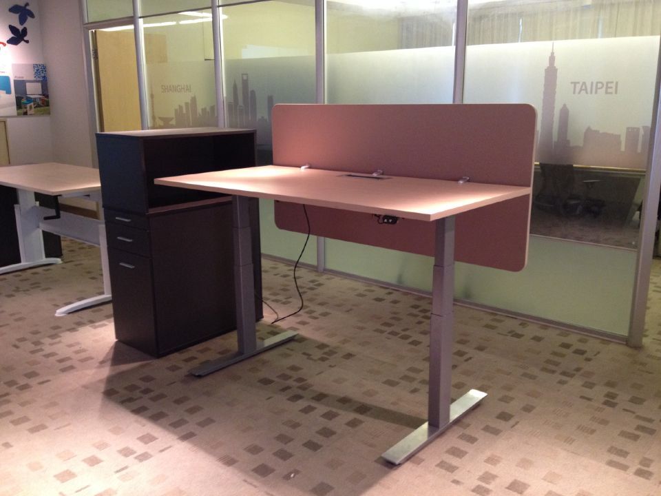 2 motors Height Adjustable Office Desk