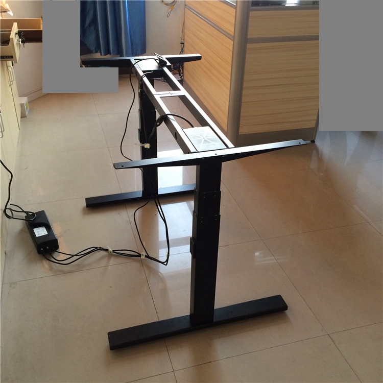 3 Segments Lifting Column steel desk computer table adjustable desk