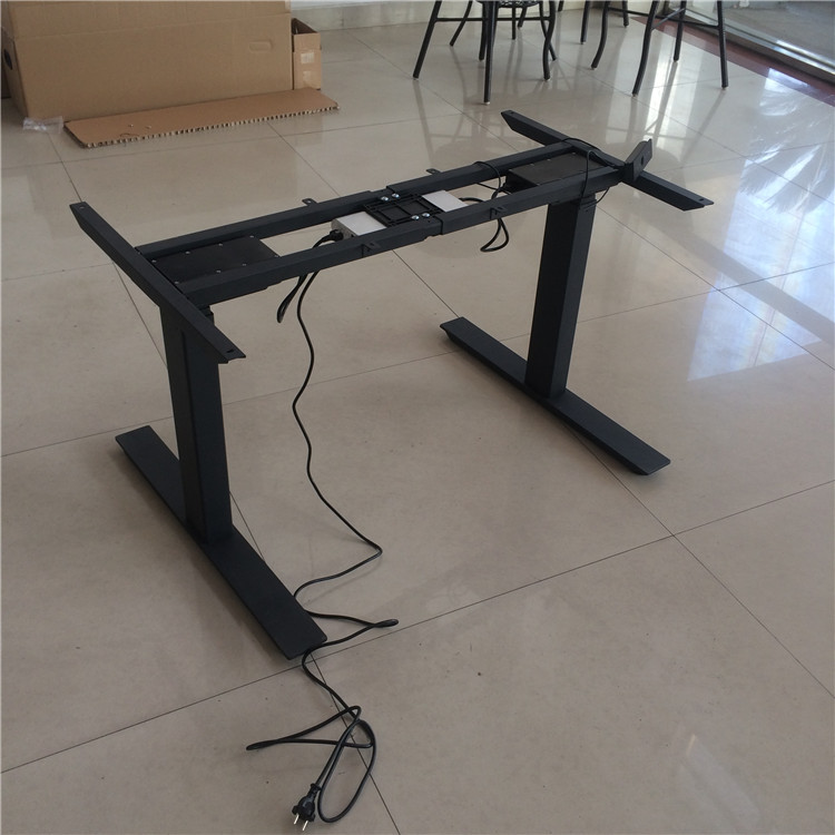 Electric height adjustable modern office desk