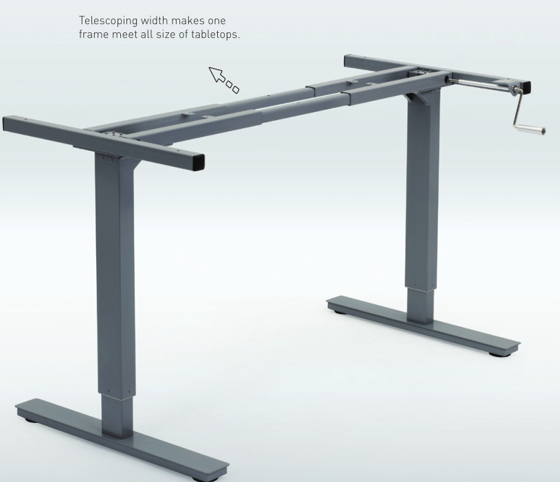 Height Adjustable Desk for Students and Office Workspace