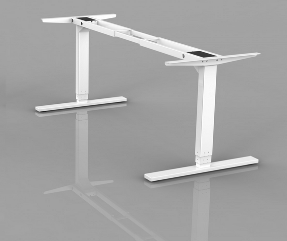 Mobiliario de oficina Sit stand levantar escritorio altura eléctrica regulable marco de mesa