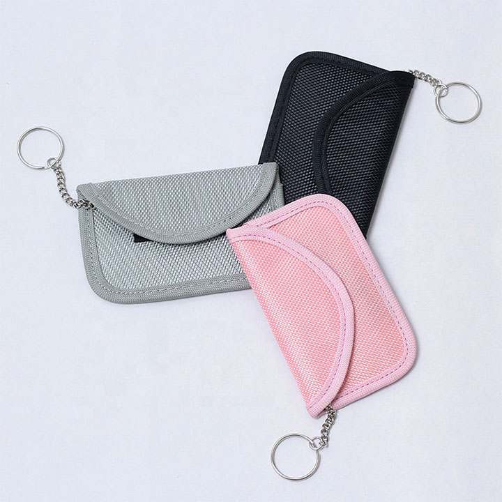 Hot sale Oxford fiber RFID signal shielding bag shielding bag for car keys