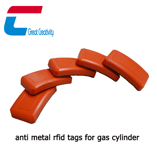 Wholesale Gas Cylinder Anti-Metal RFID Tag Long Read Range 860 to 960Mhz Metal Asset Tracking