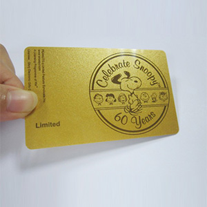 heißer Verkauf goldenes RFID VIP-Karte