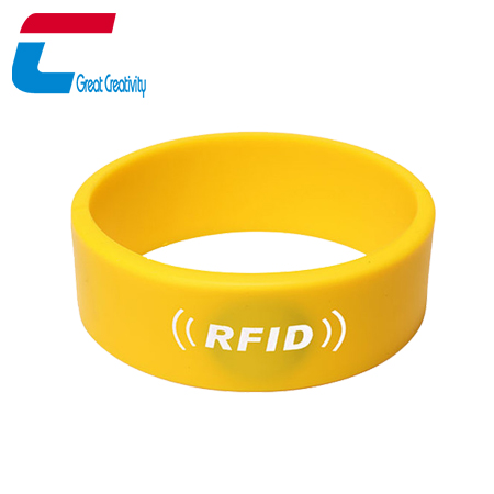 круглый силиконовый браслет RFID для контроля доступа