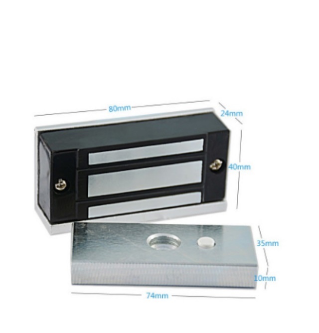 100 libras / 60 kg mini fechadura eletromagnética 12 V pequena segurança fechaduras magnéticas para gabinete