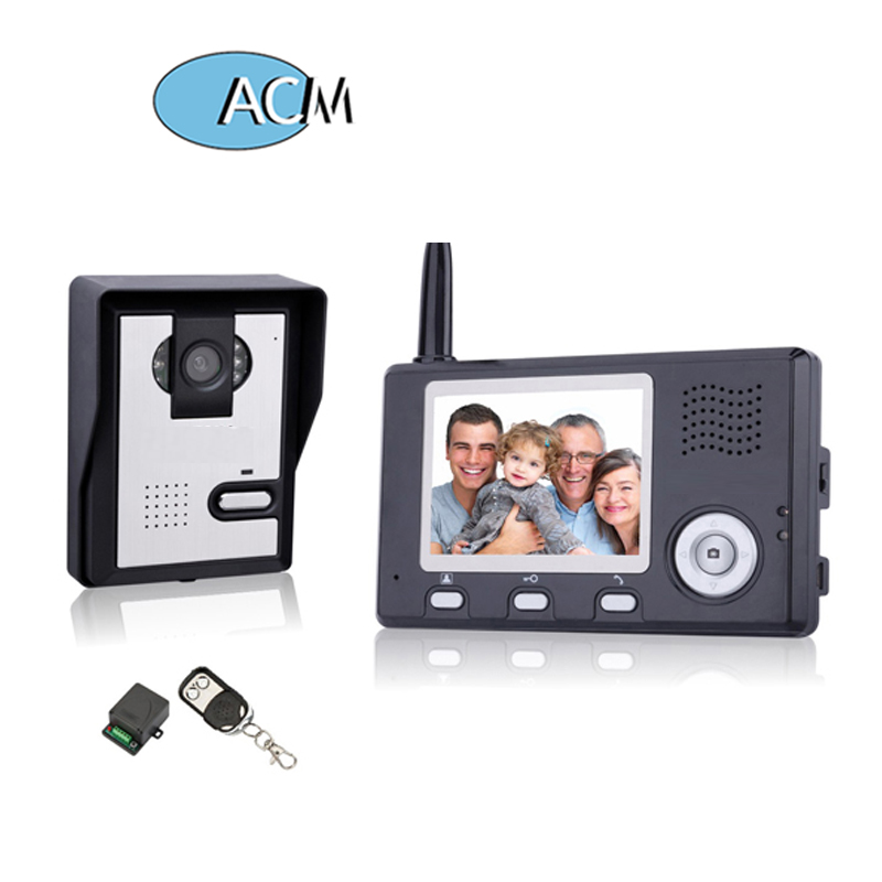 1080P高清家庭安全红外夜视智能对讲机wifi门铃摄像头2.4GHz无线视频门铃