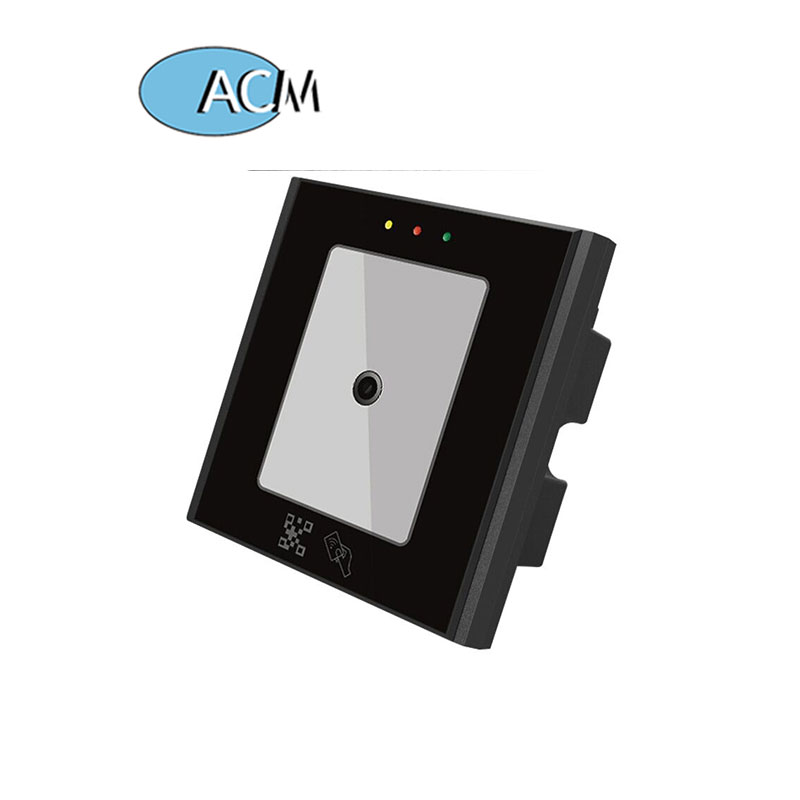 125khz 13.56mhz mounted USB QR code scanner wiegand rfid access card reader