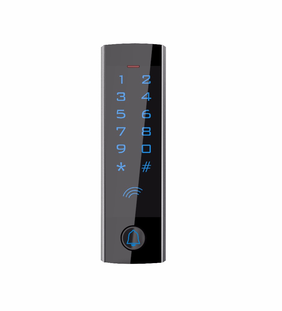 ACM-216A Hochwertiges RFID-Metallgehäuse für den Außenbereich Wasserdichter Türzugriffskontroll-Touch-Tastatur-Smartcard-Leser