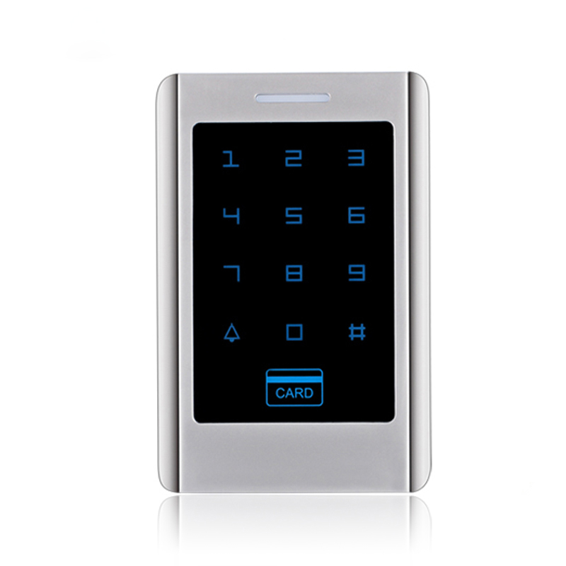 ACM-A83 Caja metálica control de acceso de tarjeta rfid teclado táctil bloqueo de entrada puerta control de lector independiente