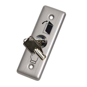 ACM-K12B Kapı erişim kontrol sistemi için anahtarlı paslanmaz çelik çıkış düğmesi