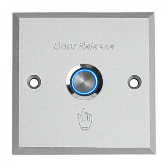 Interruptor de acceso con botón pulsador de aluminio ACM-K4F-LED