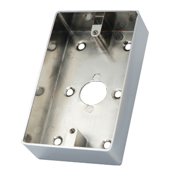 ACM-M70 Caja trasera de aleación de zinc de 28 mm de espesor para puerta Caja trasera de botón de interruptor de salida de metal