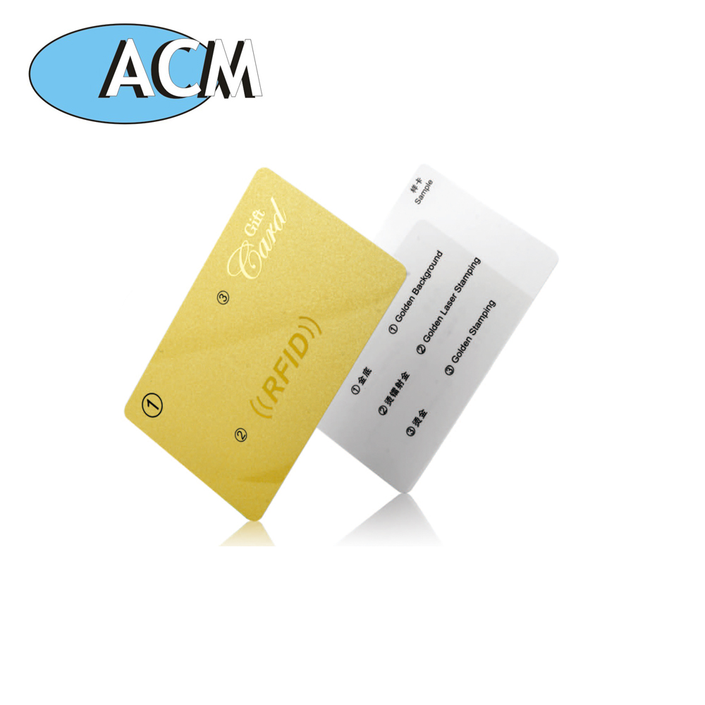 ACM-Mgold metal business card