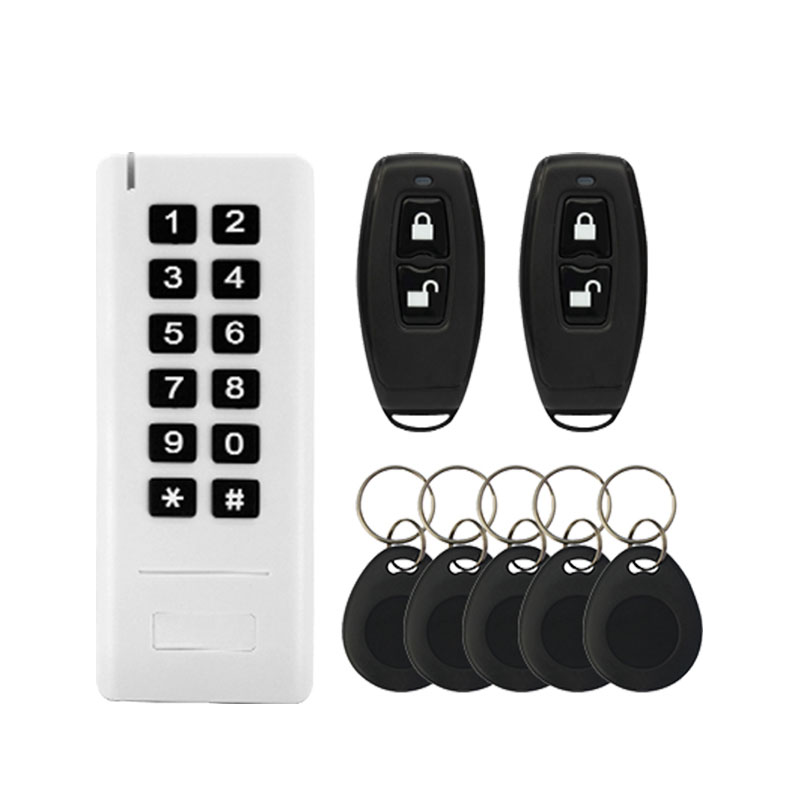 ACM307 Беспроводной электрический дверной замок 433 МГц, комплект для контроля доступа, замок безопасности с EM-картой 125 кГц, клавиатура с паролем, пульт дистанционного управления