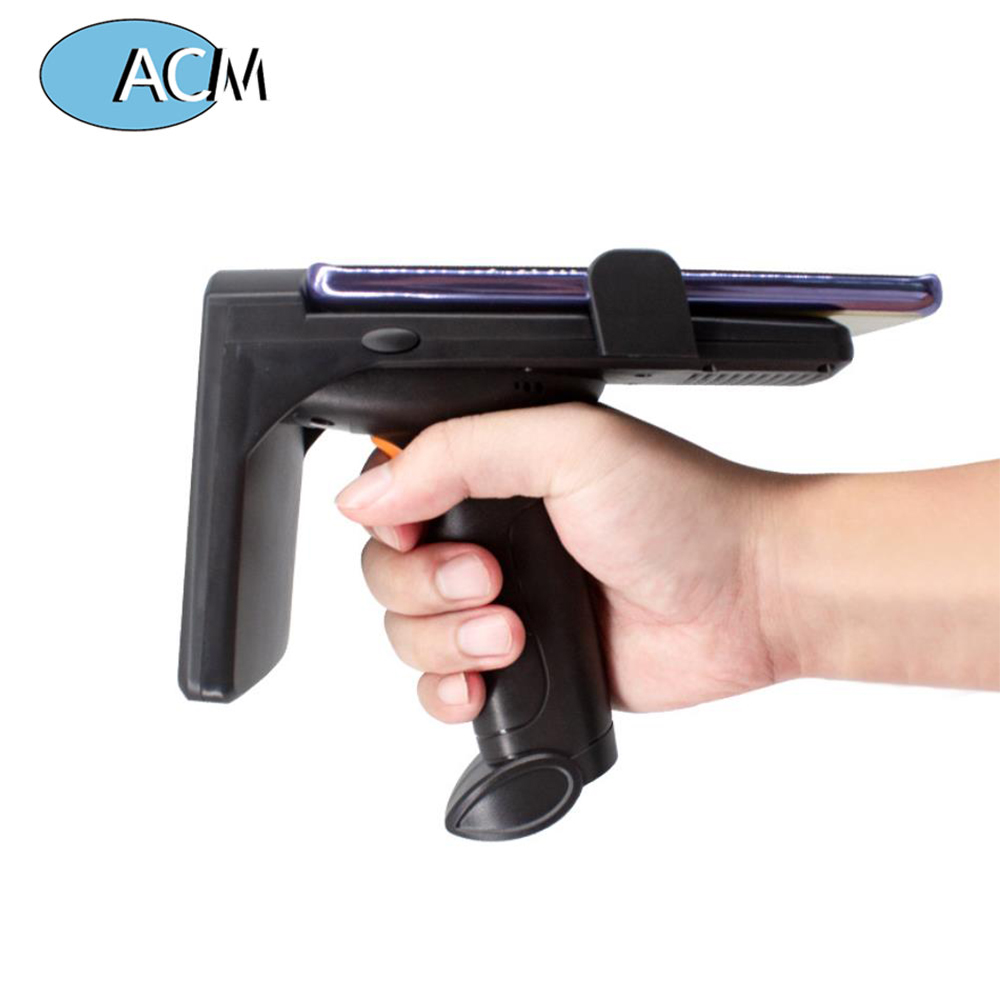 ACM319-C QR Code RFID Tracking Inventory Reader 18000-6C Protocol UHF Collector Handheld Scanner Barcode Collecting Machine