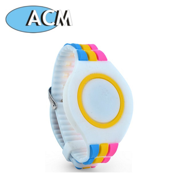 Adjustable for Kids Colorful Bracelets RFID 13.56mhz Silicone Wristbands
