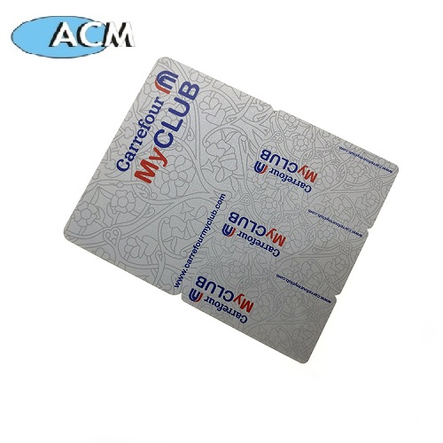 CMYK printing Plastic keychain pvc cards combo card