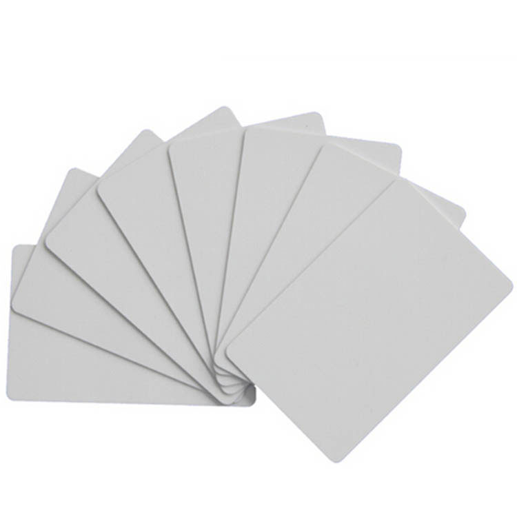 듀얼 주파수 액세스 제어 카드 13.56MHz 및 UHF RFID 빈 흰색 스마트 카드