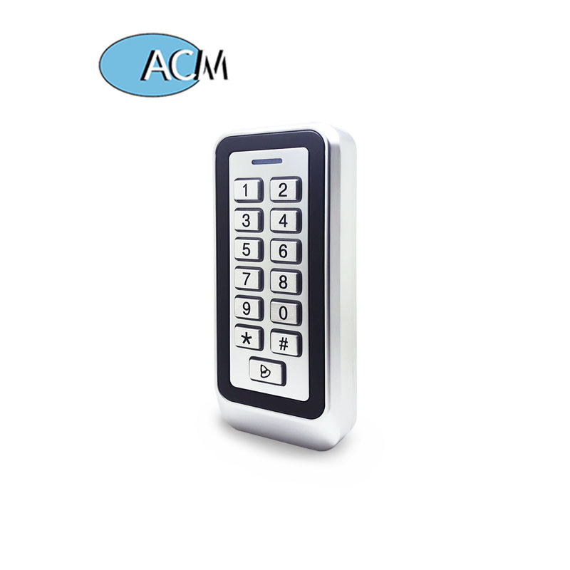 لوحة مفاتيح خارجية لنظام التحكم في الوصول 125 كيلو هرتز RFID للحصول على بطاقة التحكم في الوصول للماء المعدنية للأمان