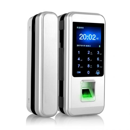 Fingerprint USB Support Glass Door Digital Lock