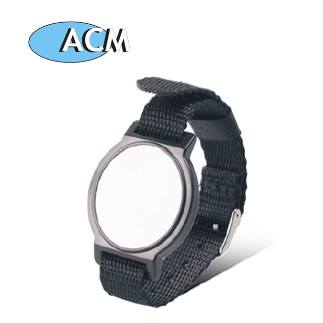 Braccialetto / braccialetto impermeabile di nylon su misura RFID di buona qualità