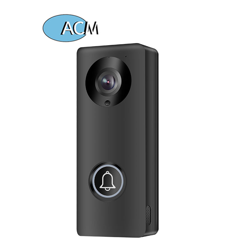 Ev Güvenlik 1080 P Akülü Telsiz Telefon Interkom Wifi Kamera Akıllı Video Kapı Zili