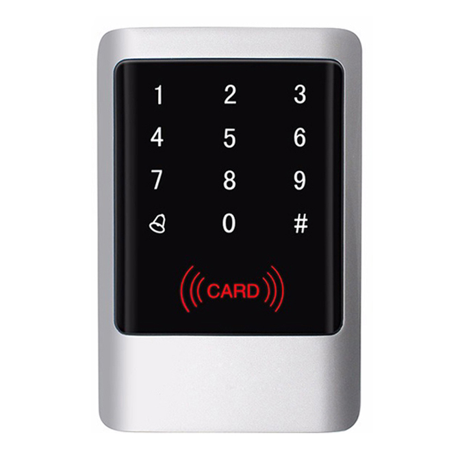Controlador de acesso RFID da tela de toque do metal IP68
