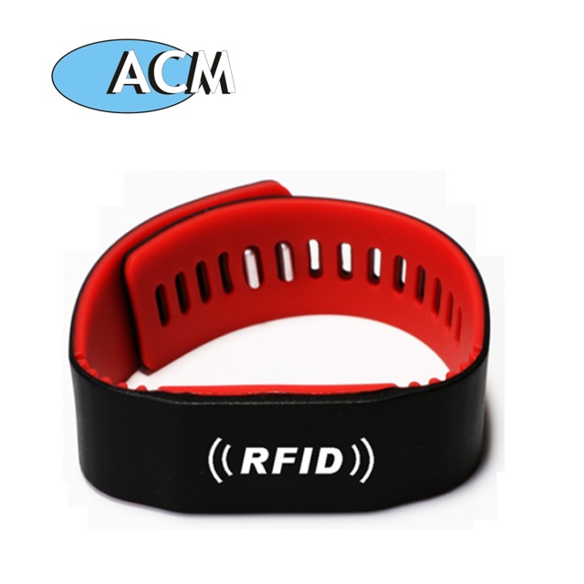 Fabricante Costom Design Silicon RFID Cloth Wristbands
