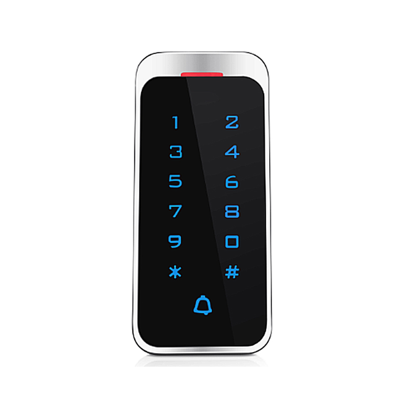 Controllo di accesso a touch screen stretto con tastiera di prossimità