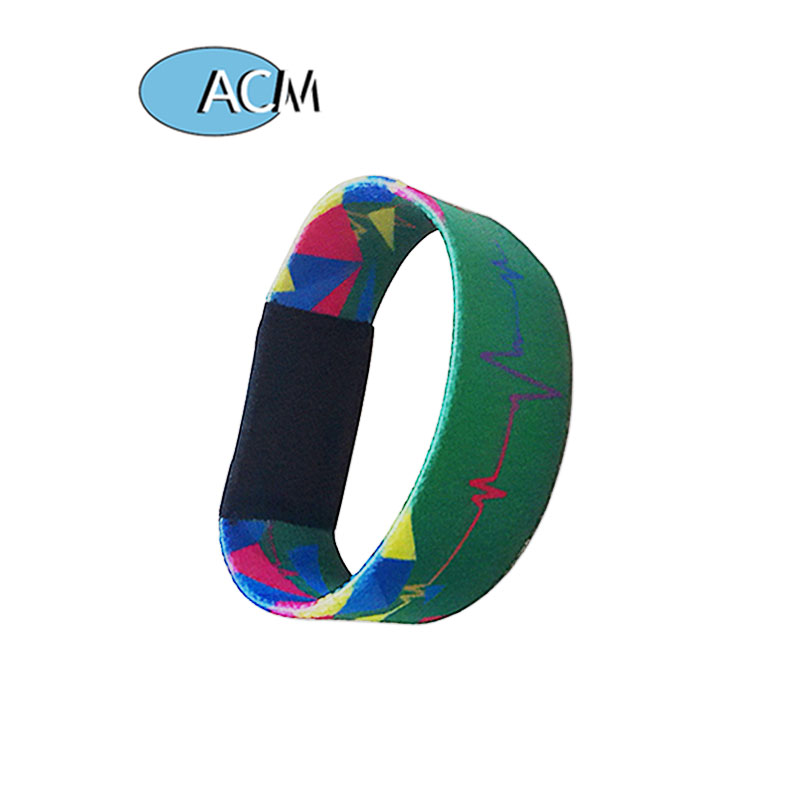 New fabric bracelets reusable smart NFC wristbands strap RFID Wristband - COPY - wmsdr6