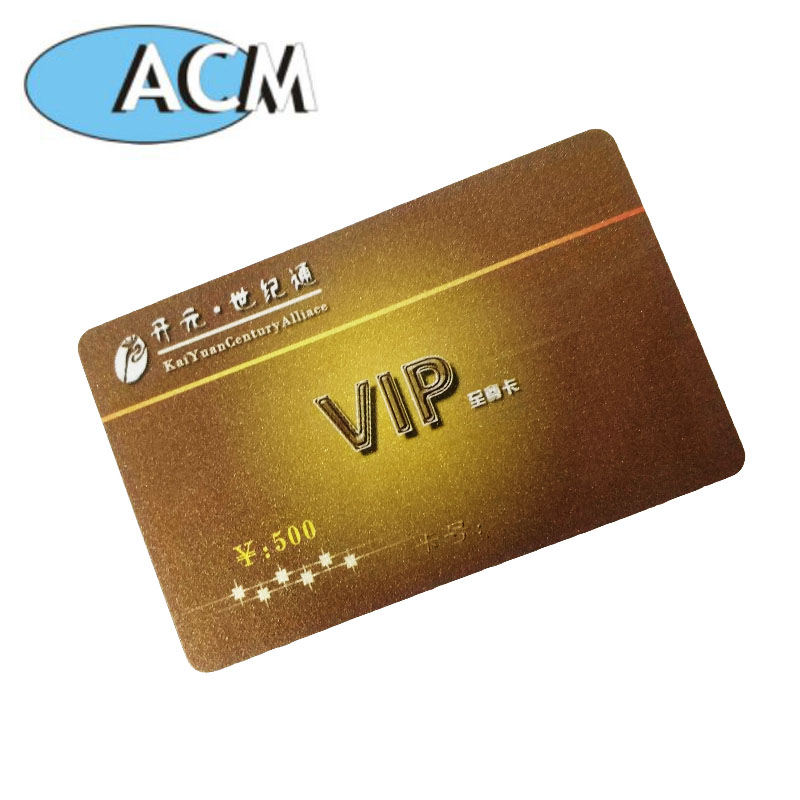 Plastik pvc akıllı VIP kartı