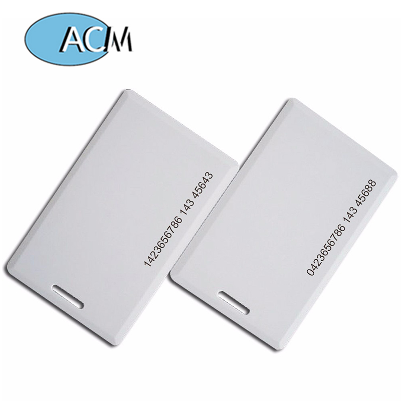 Cartões em branco em branco da proximidade IC em branco da espessura de 1.8mm 13.56 MHz Cartão da pestana RFID RFID