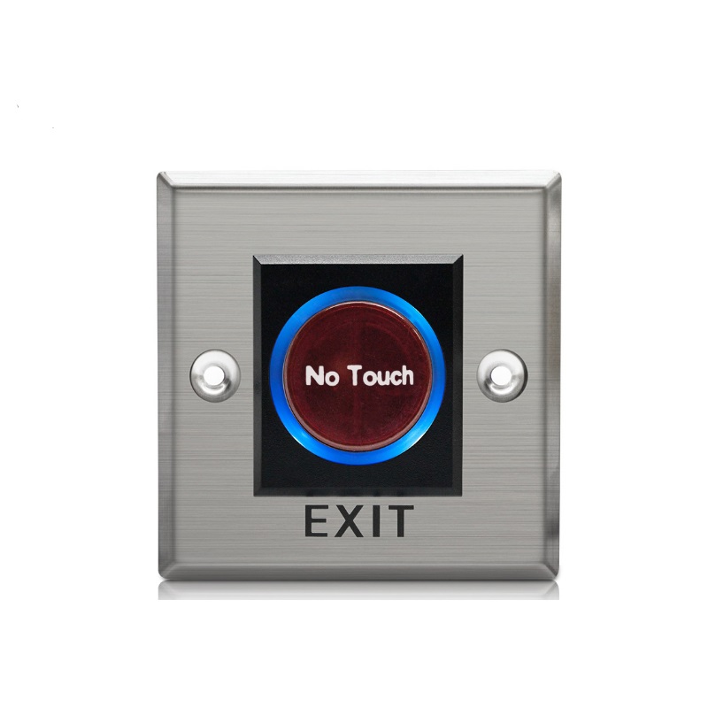 Botão de saída do sensor sem toque Botão de pressão do sensor infravermelho Controle de acesso do interruptor Botão de saída sem toque ACM-K2B
