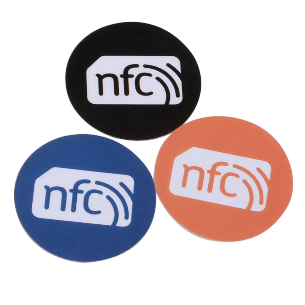 Etiquetas RFID à prova d'água mini adesivos anti-metal regraváveis ​​pequenos e baratos NFC 13,56Mh